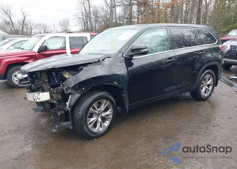 2016 Toyota Highlander Le Plus V6 from USA, damaged, VIN 5TDBKRFH4GS233004
